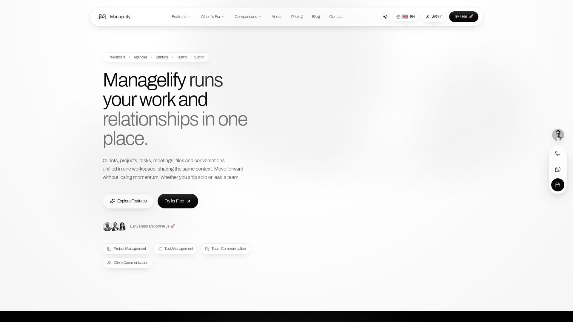 لقطة شاشة لـ Managelify