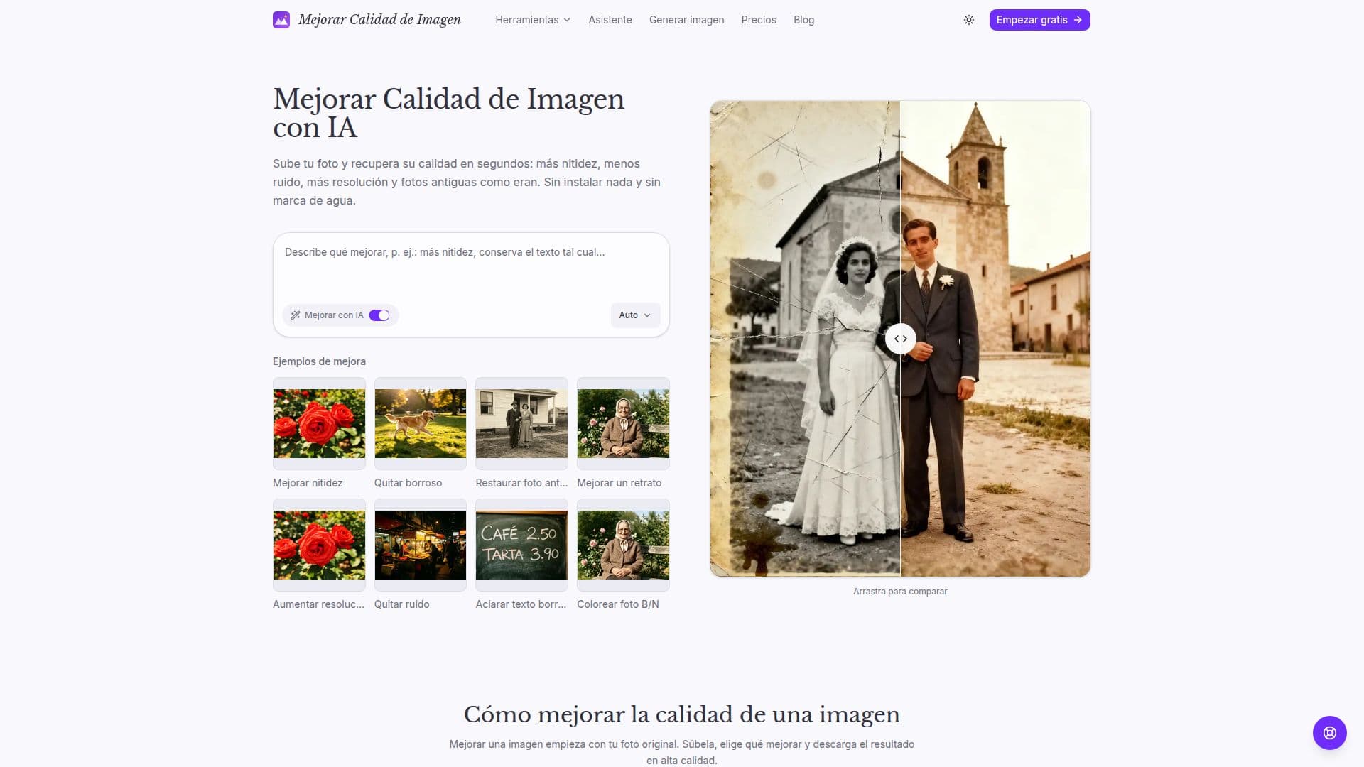 لقطة شاشة لـ Mejorar Calidad de Imagen