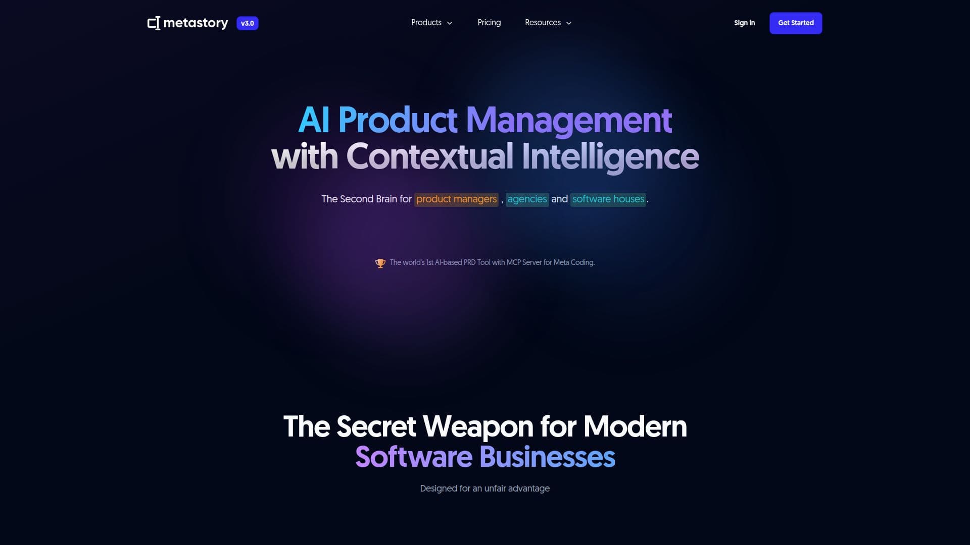 metastory AI 截图