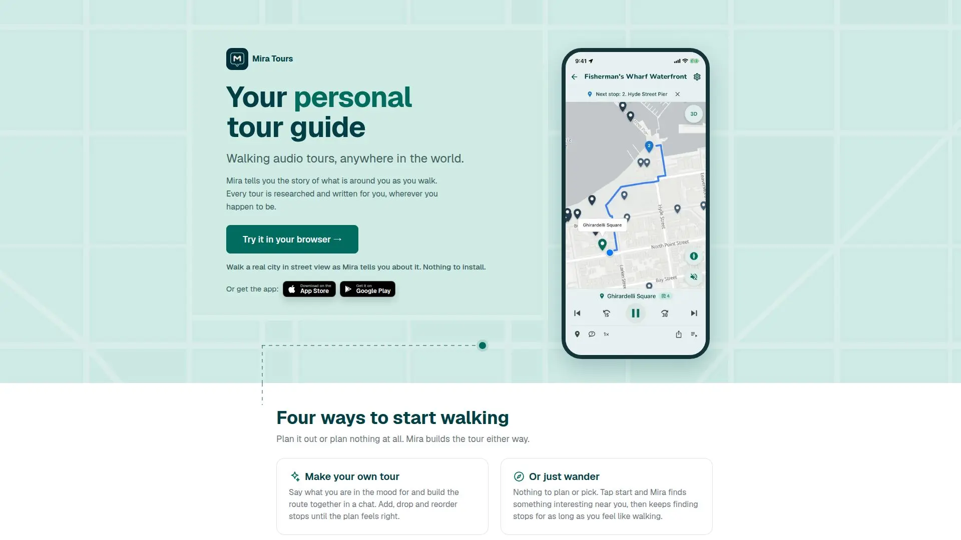 Mira: Your Personal Tour Guide screenshot