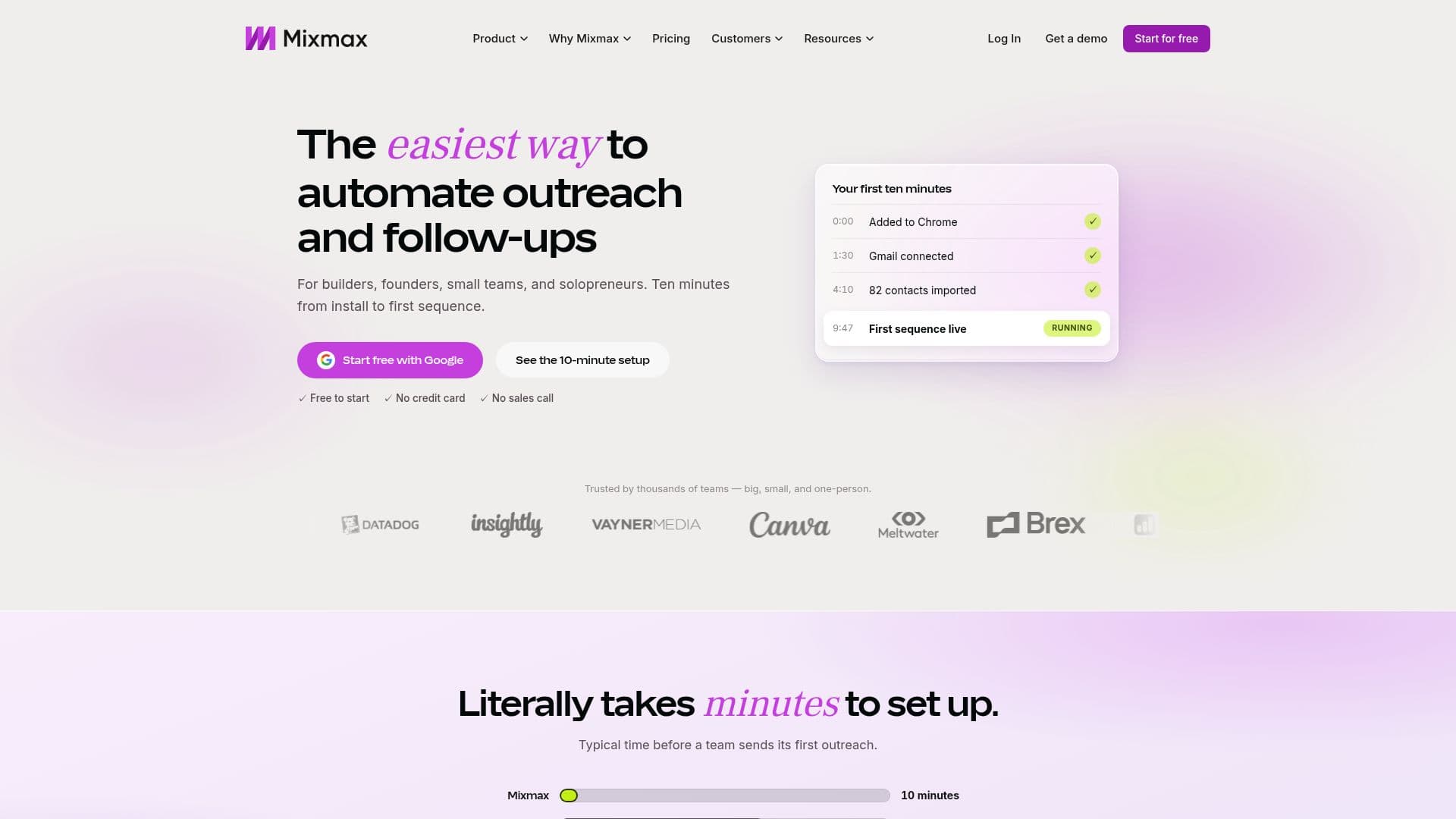 Mixmax screenshot