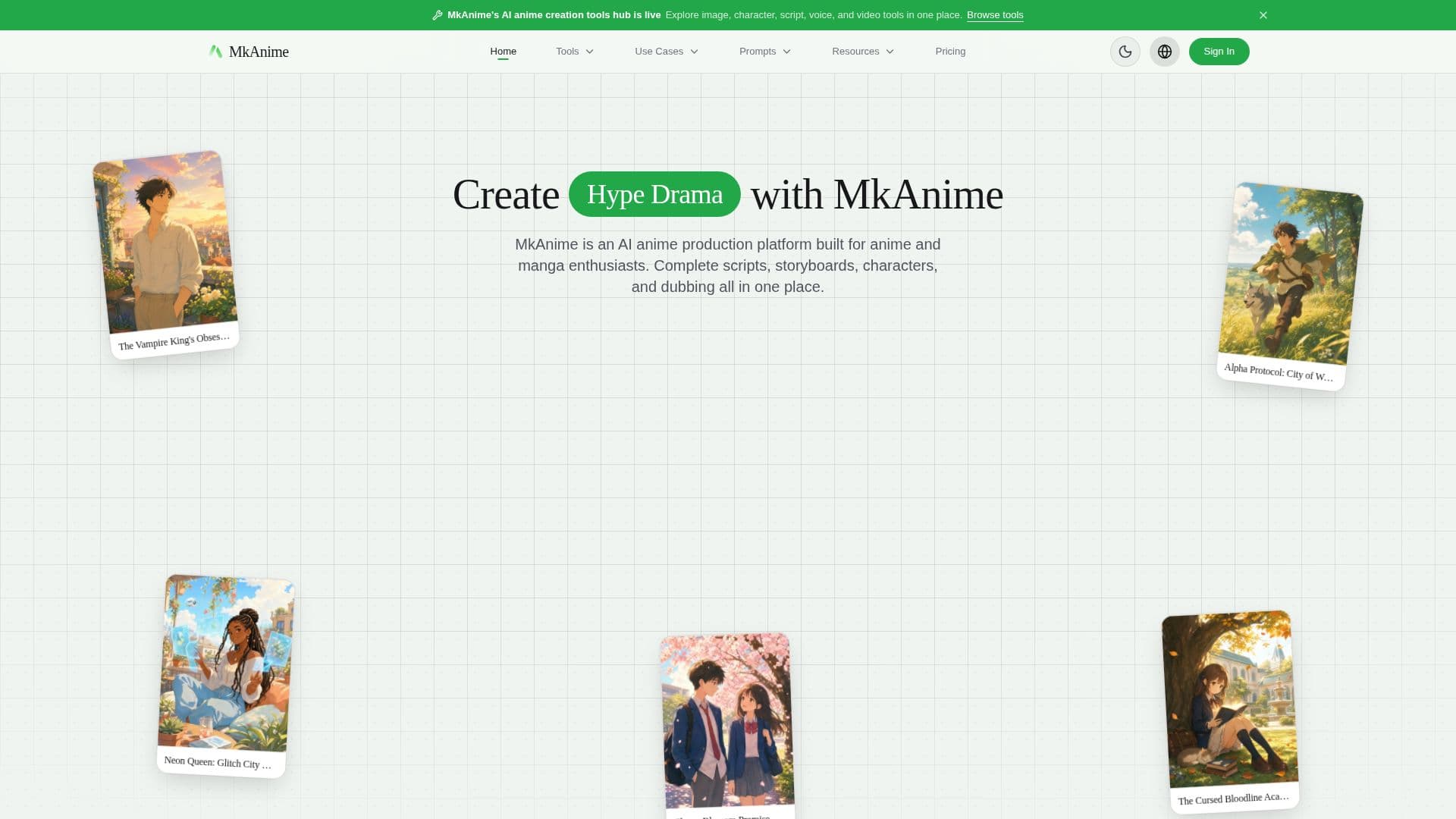 MkAnime AI 截图