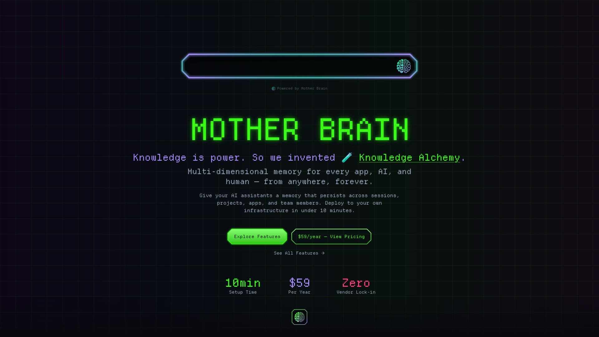 Screenshot von Mother Brain