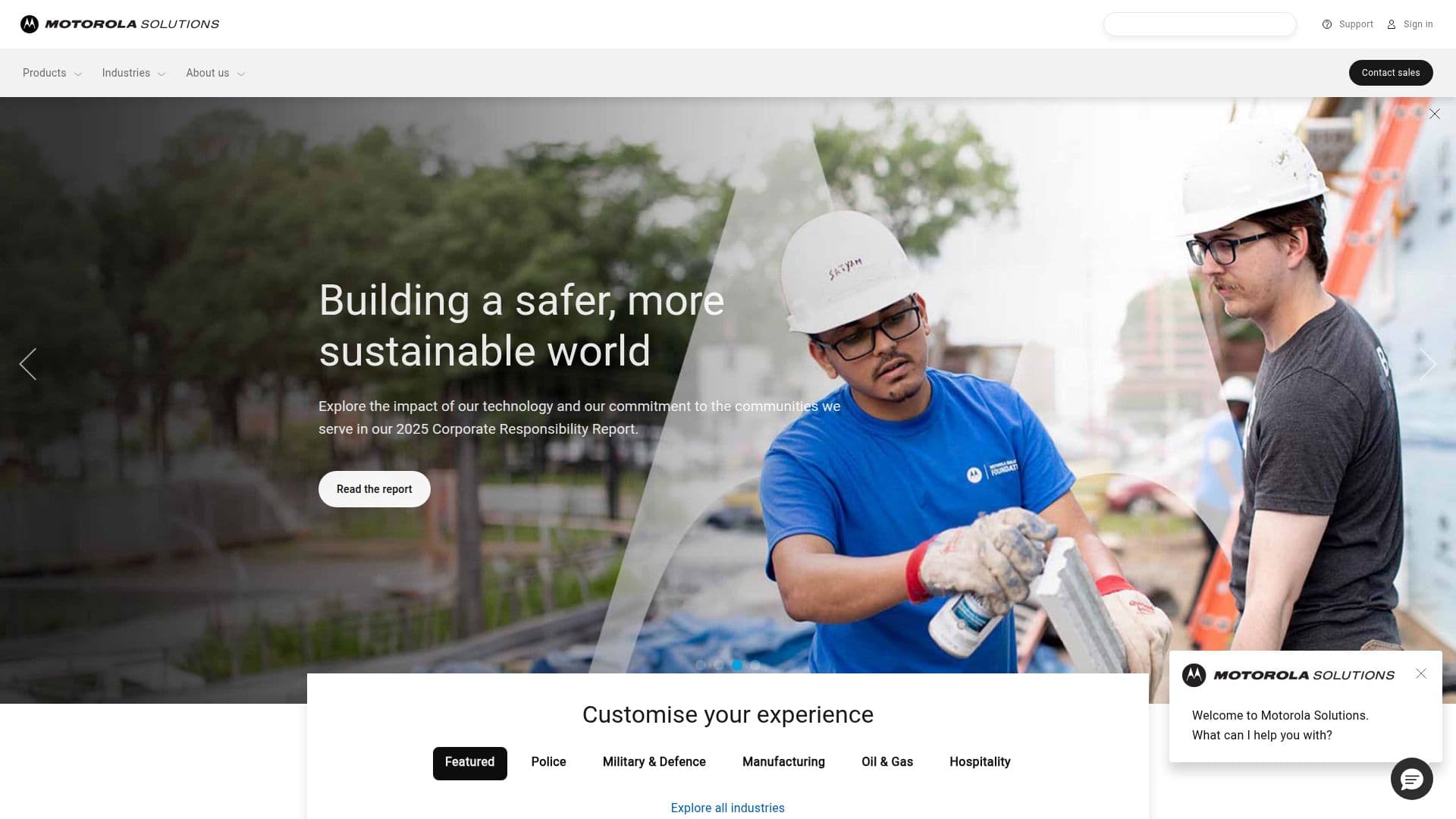 Motorola Solutions AI screenshot