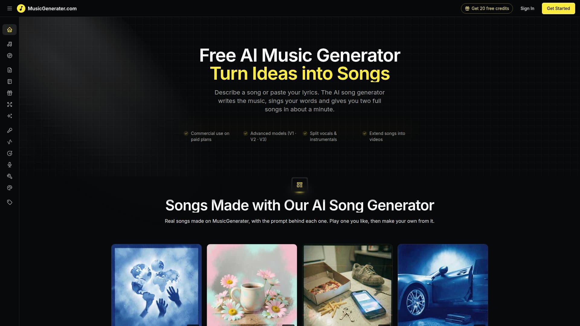 MusicGenerater screenshot