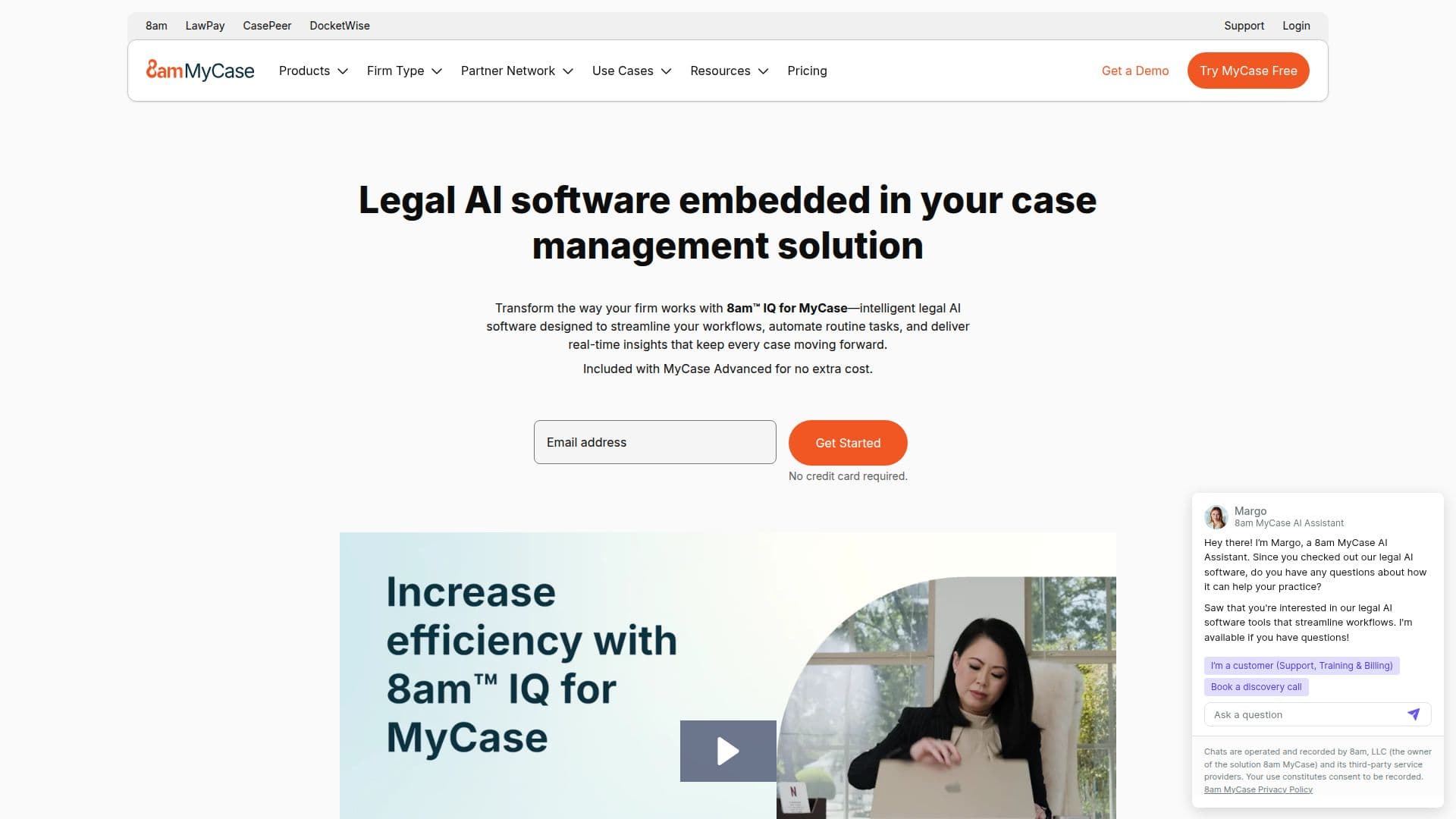 MyCase 법률 AI 소프트웨어 screenshot