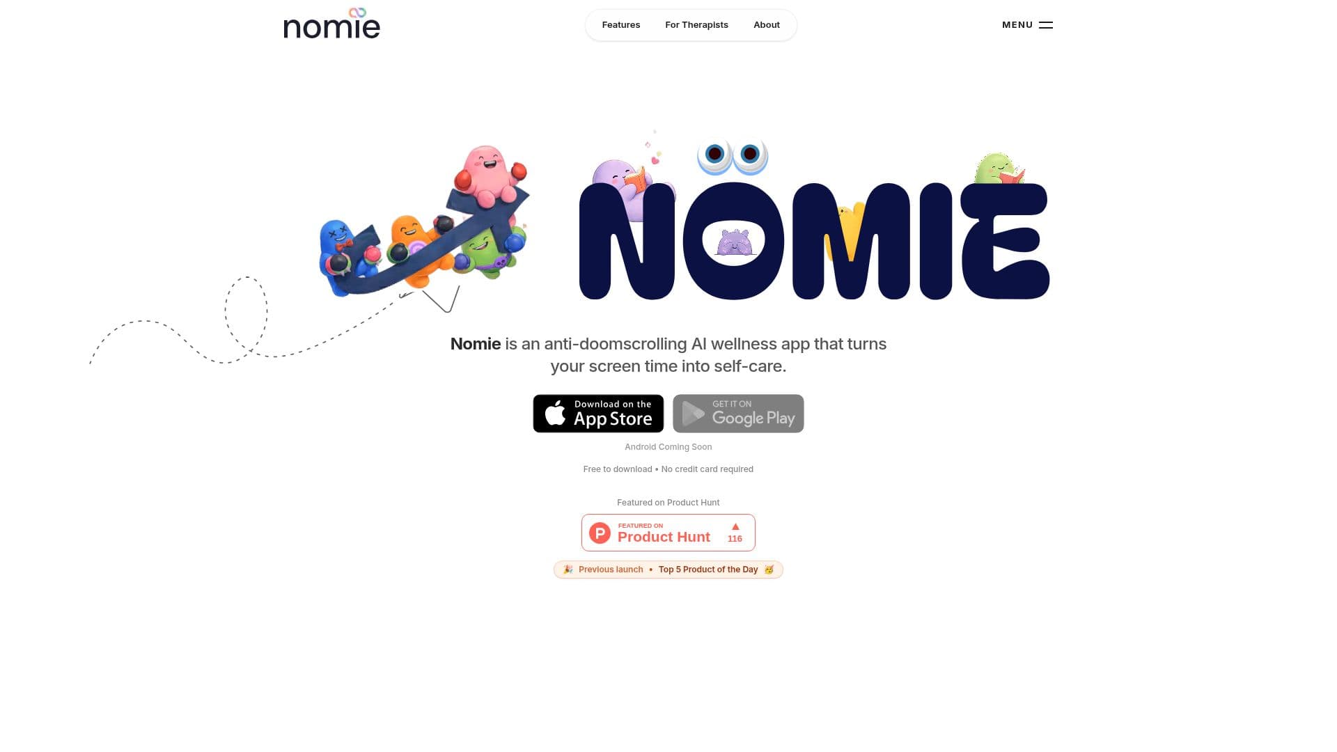 Nomie 스크린샷