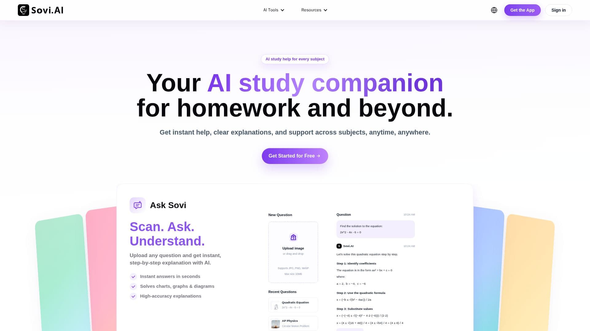 Скриншот Sovi.AI