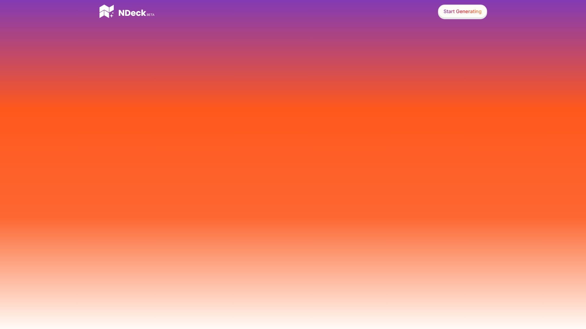 Screenshot von NDECK
