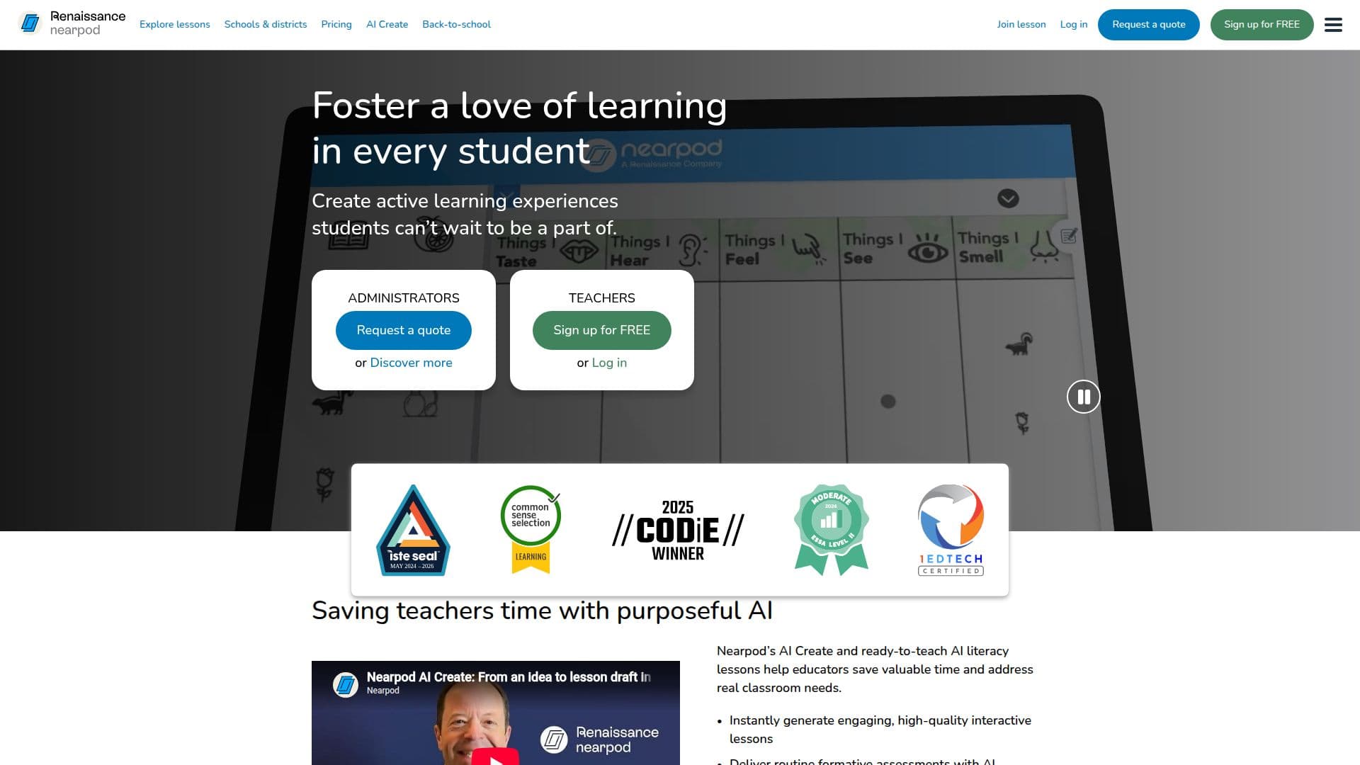 Nearpod screenshot