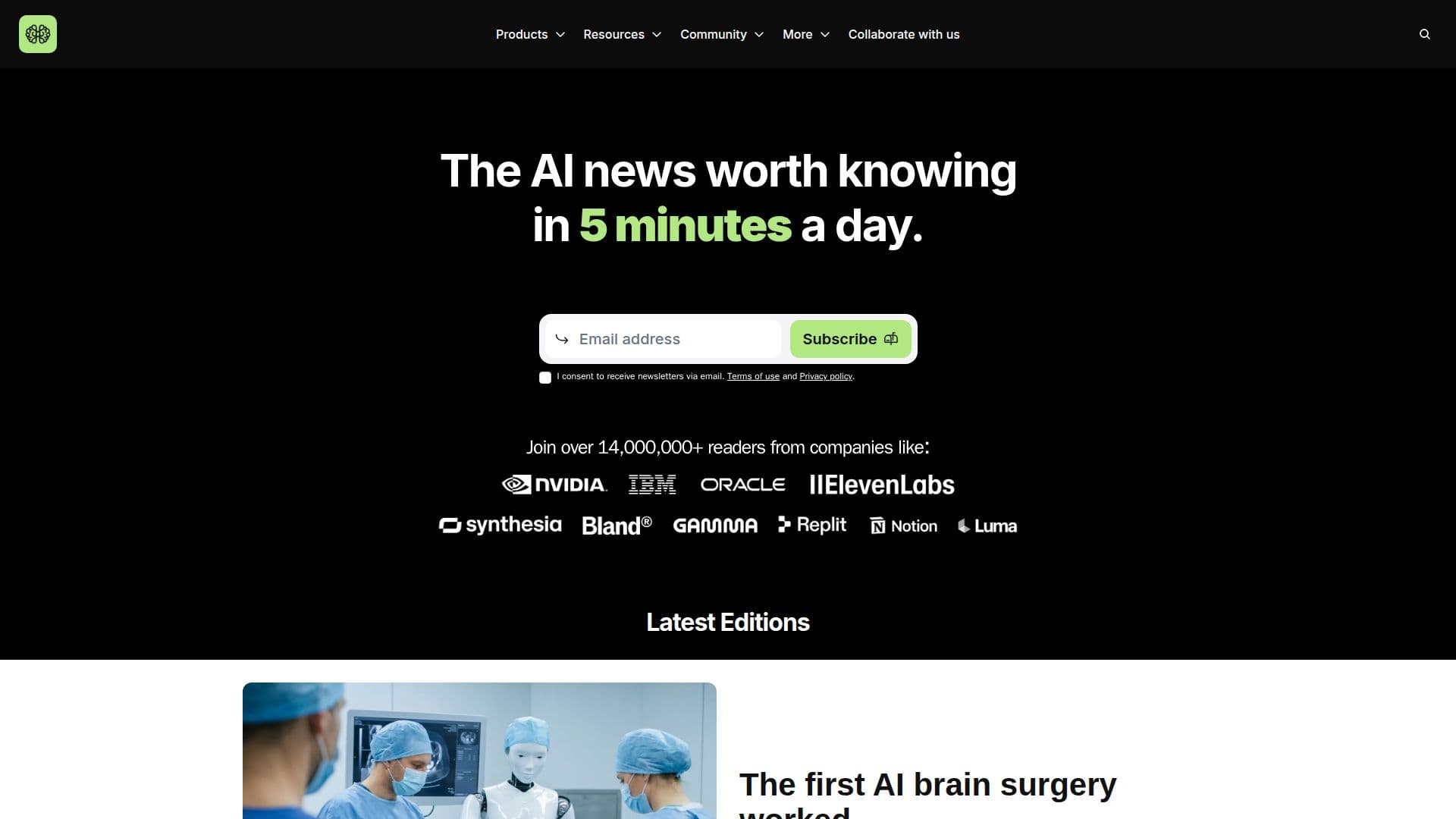 Screenshot von GenAI.Works Daily Newsletter