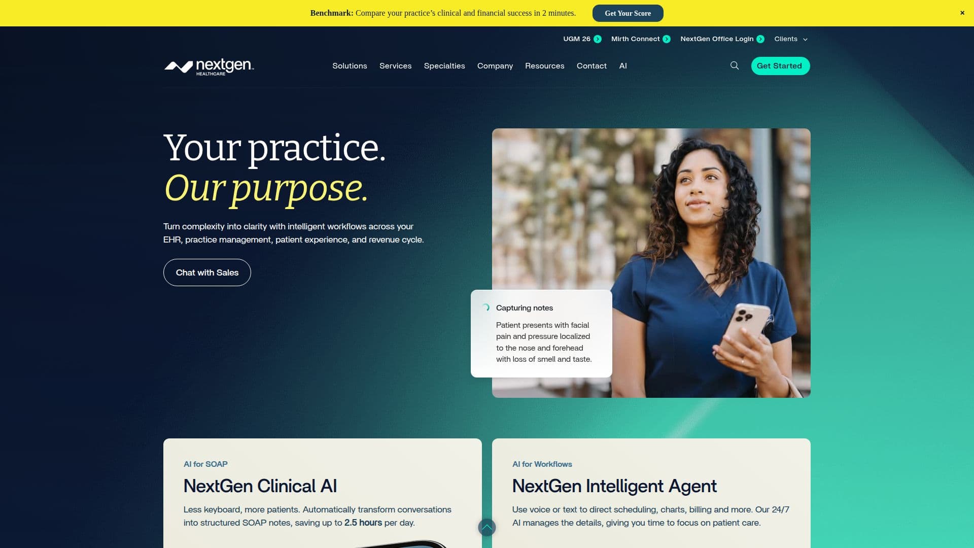 NextGen Healthcare screenshot
