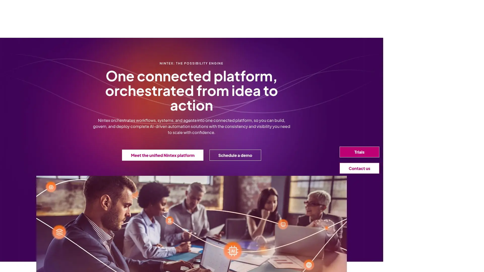 Tangkapan layar Nintex Automation