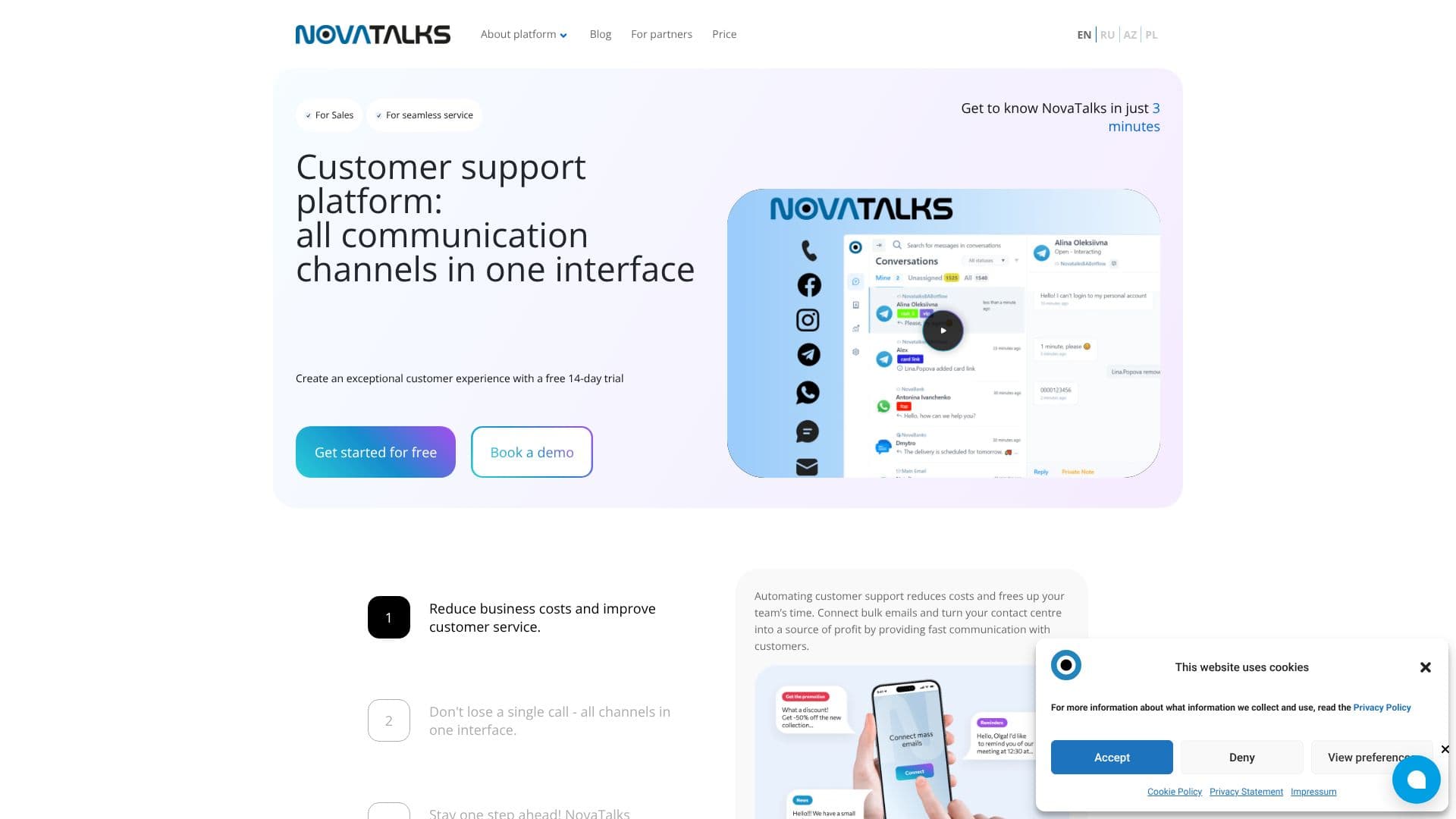 NovaTalks.AI のスクリーンショット