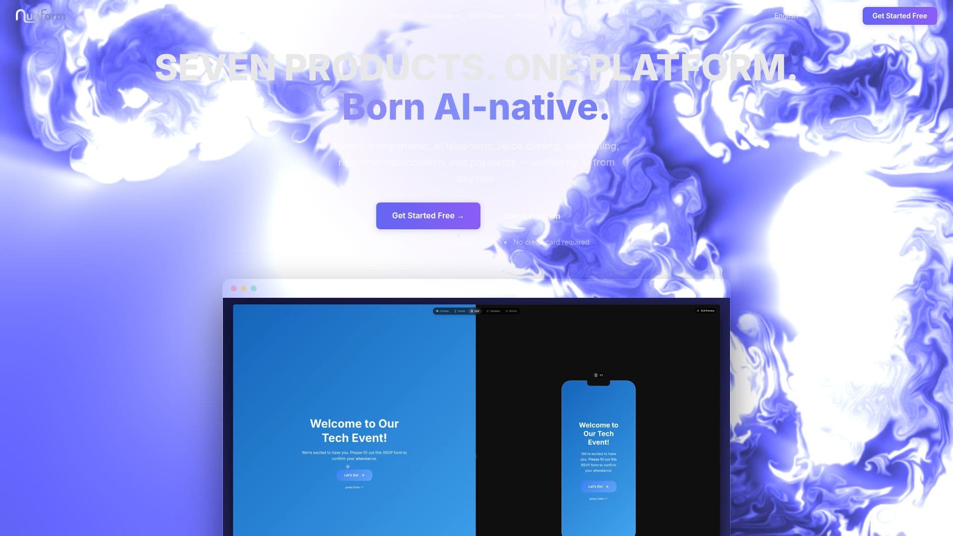 NueForm — AI-Powered Form Builder screenshot