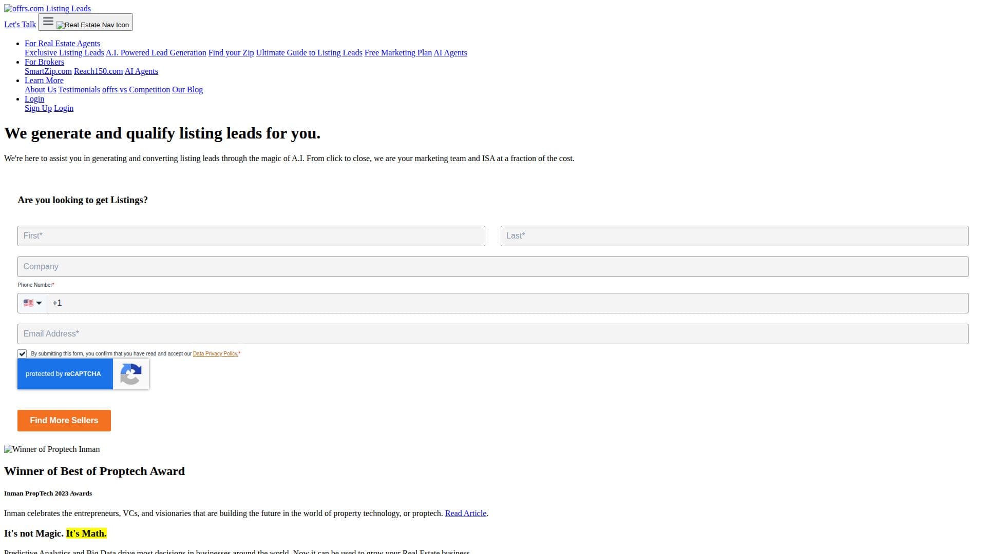 Offrs Leads Immobiliers screenshot