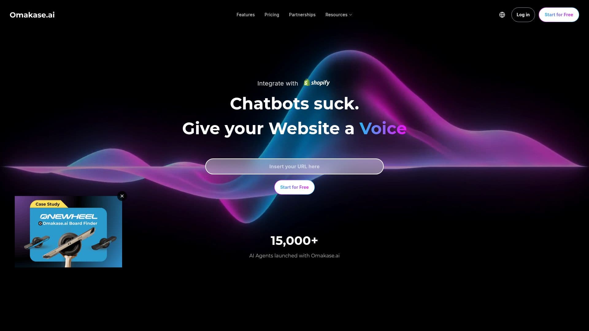 لقطة شاشة لـ Omakase Voice AI