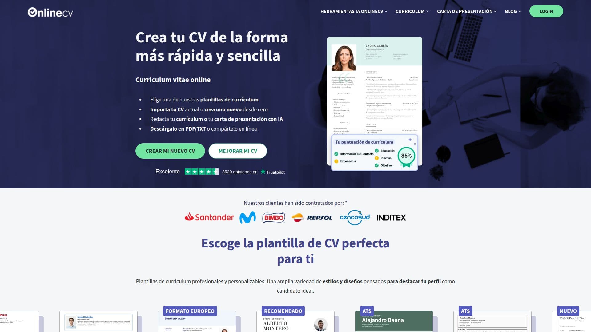 OnlineCV 스크린샷