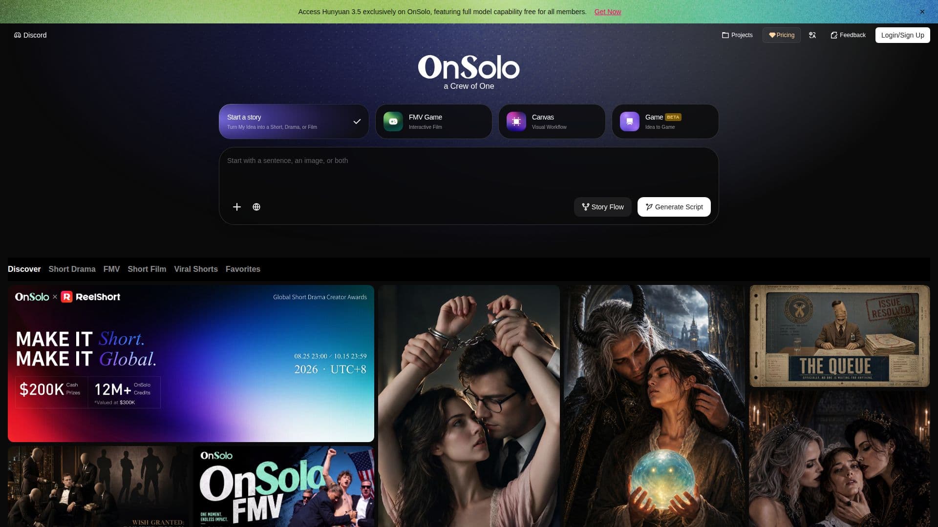 Screenshot von OnSolo
