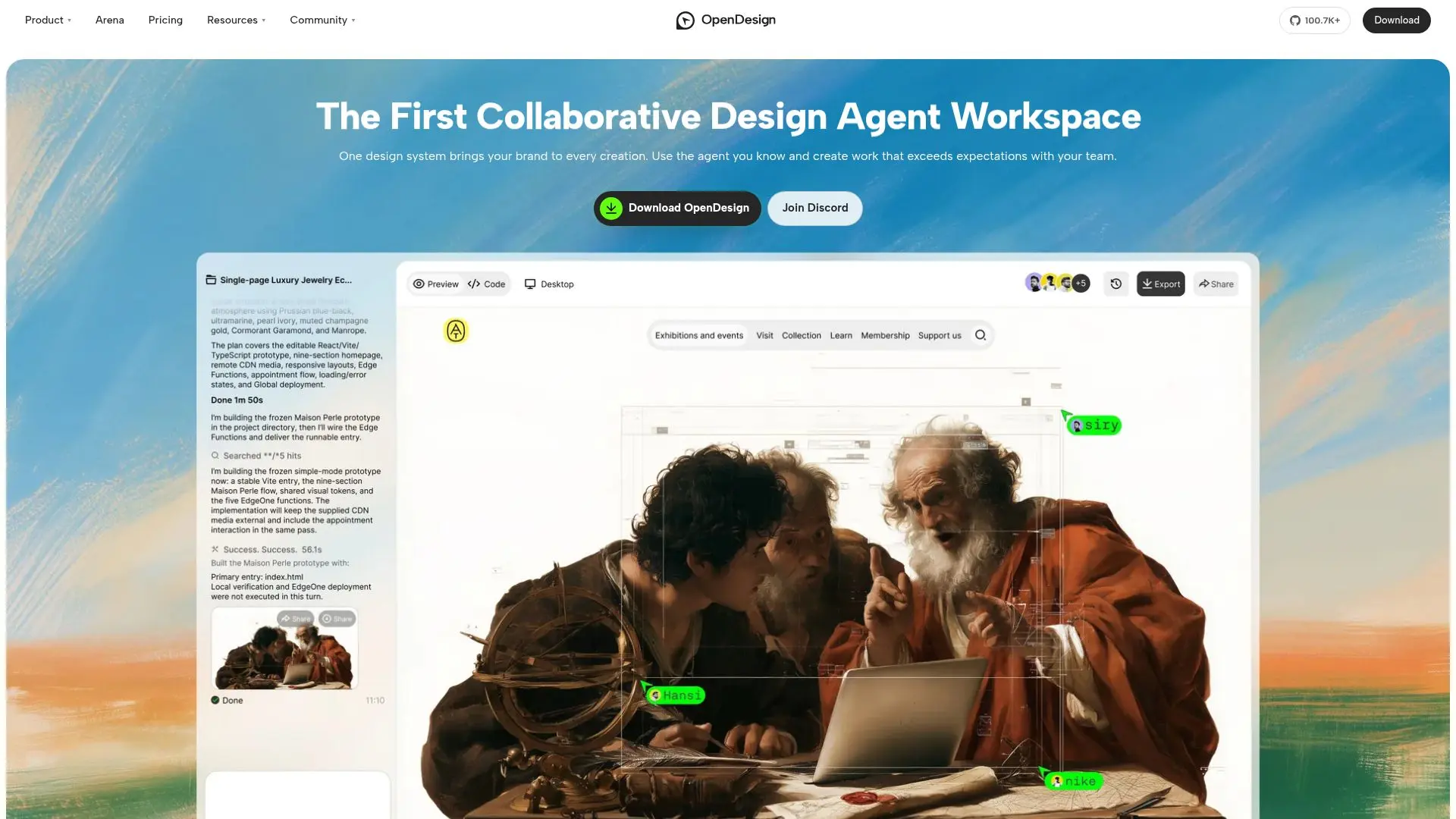 OpenDesign screenshot