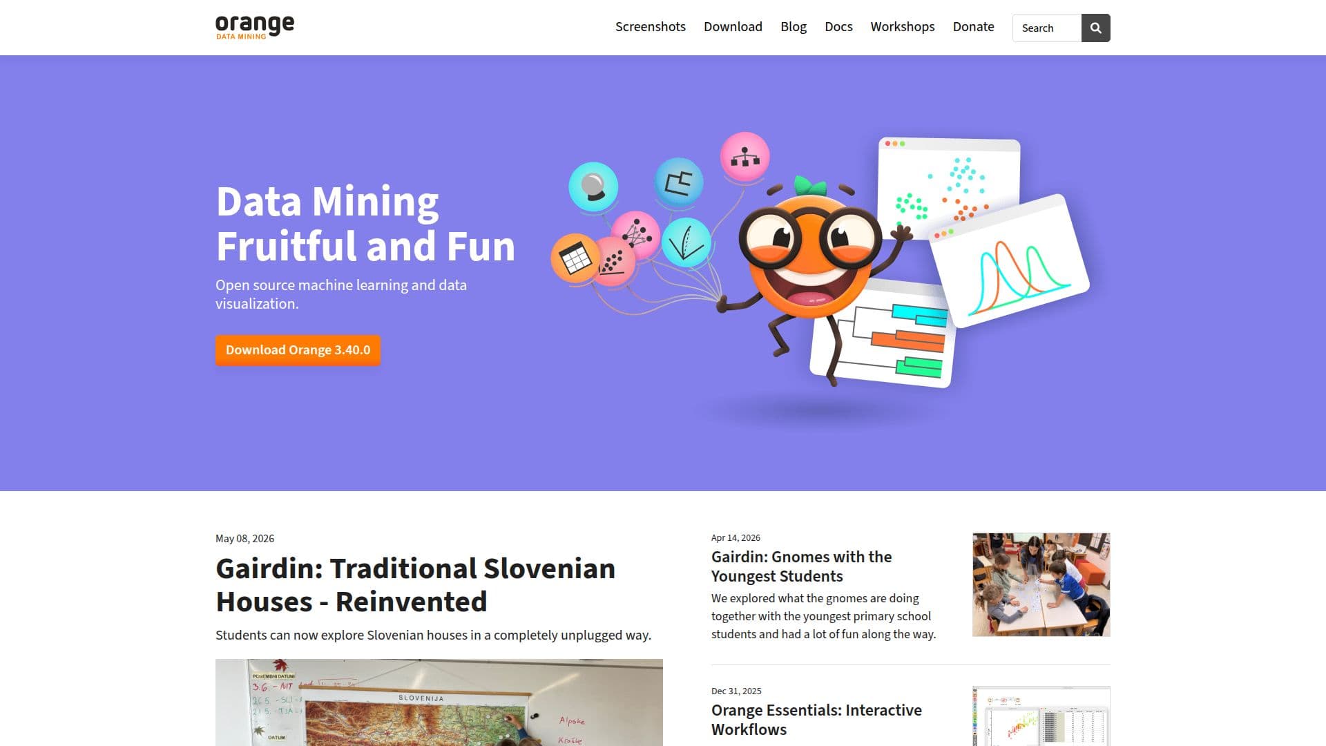 Orange Data Mining Toolbox screenshot