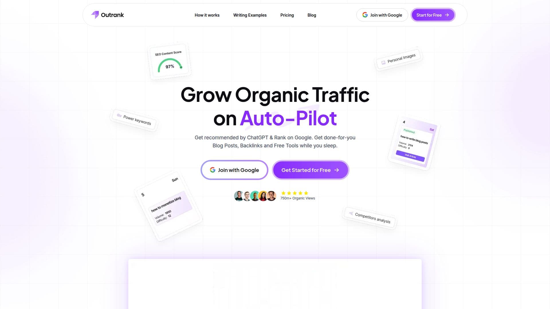 Outrank - AI SEO Automation Tool screenshot