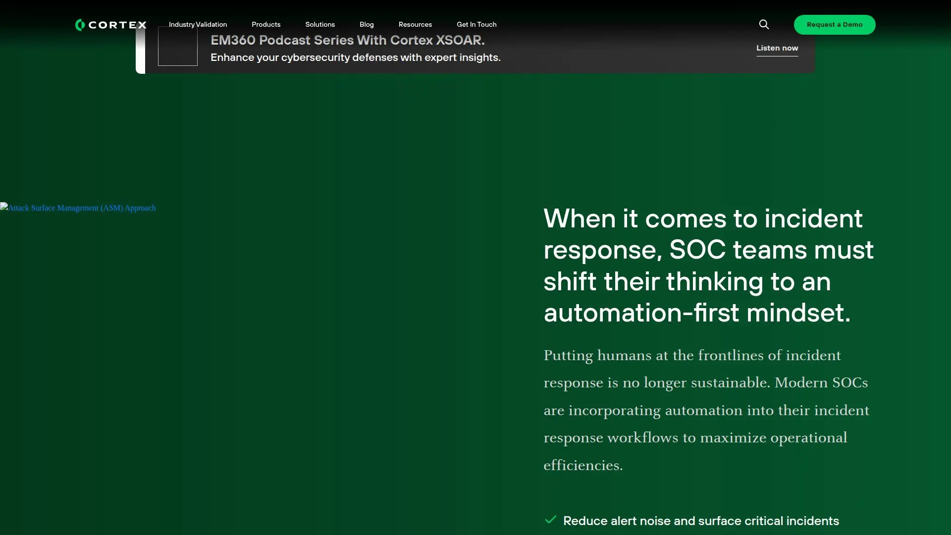 Cortex XSOAR screenshot
