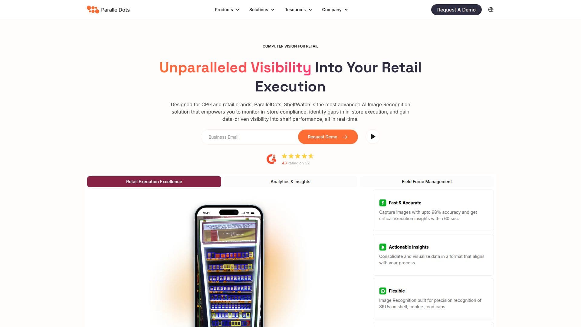 ParallelDots - Retail Execution Software screenshot