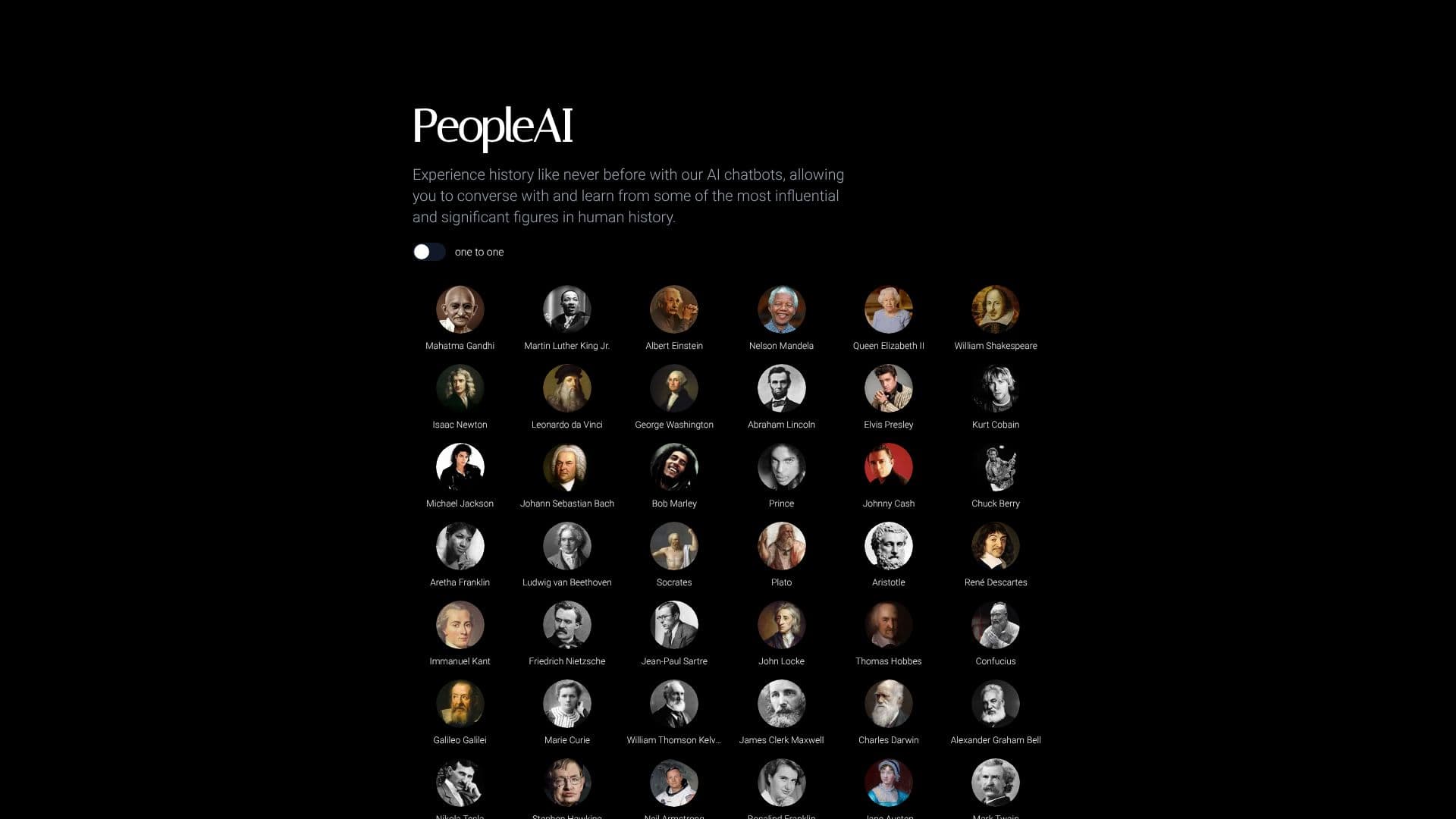 Screenshot von PeopleAI
