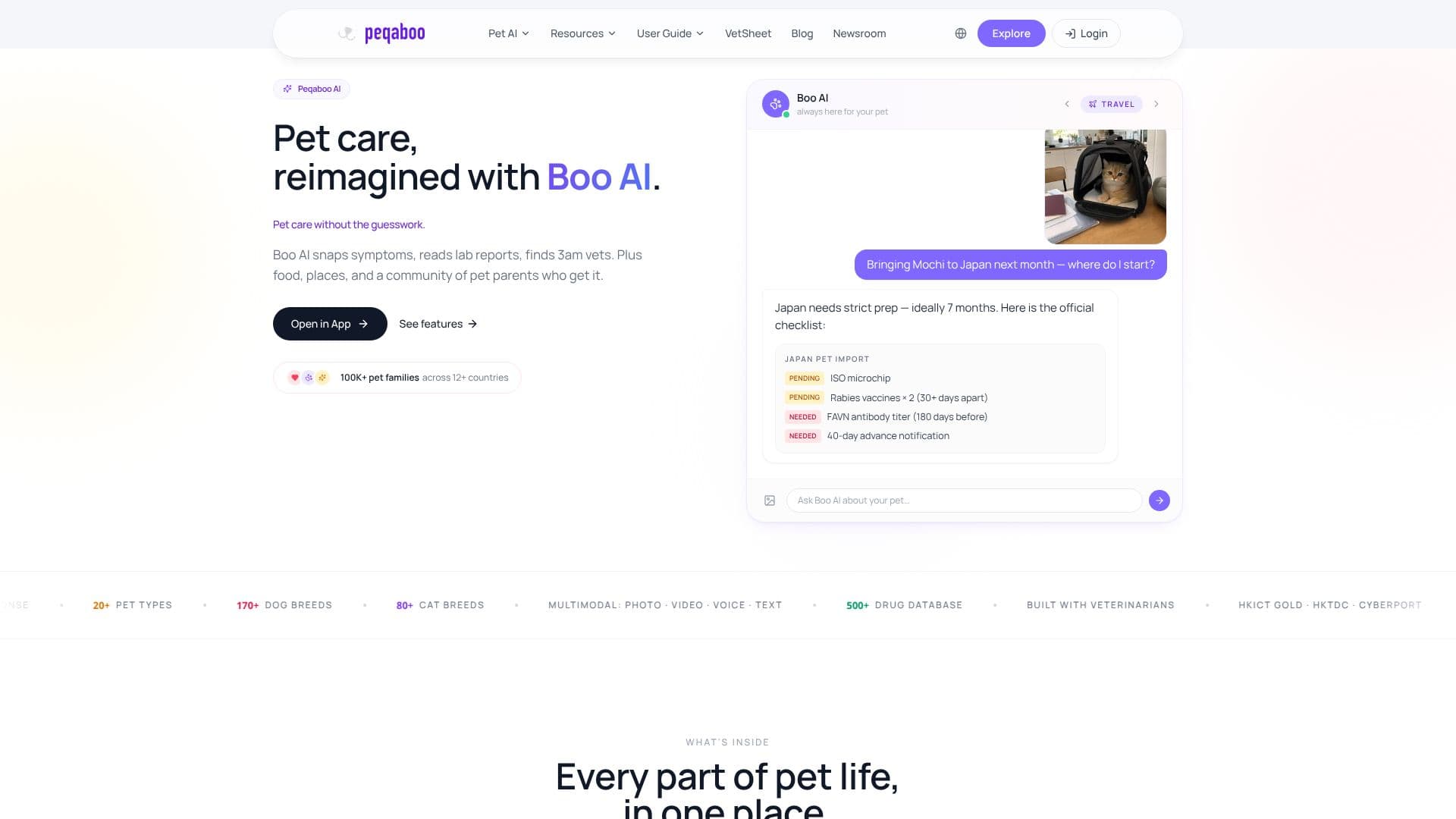 Peqaboo AI Pet App 스크린샷