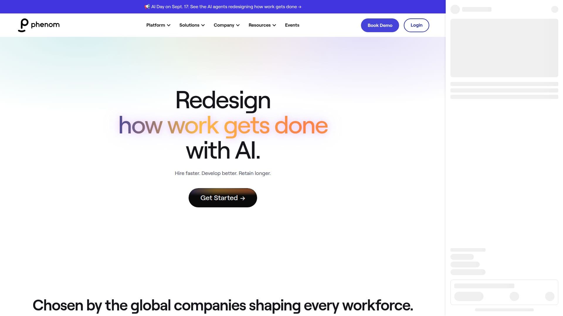 Phenom Applied AI screenshot