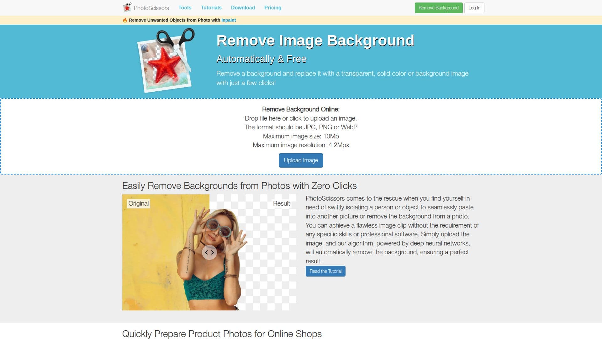 لقطة شاشة لـ PhotoScissors