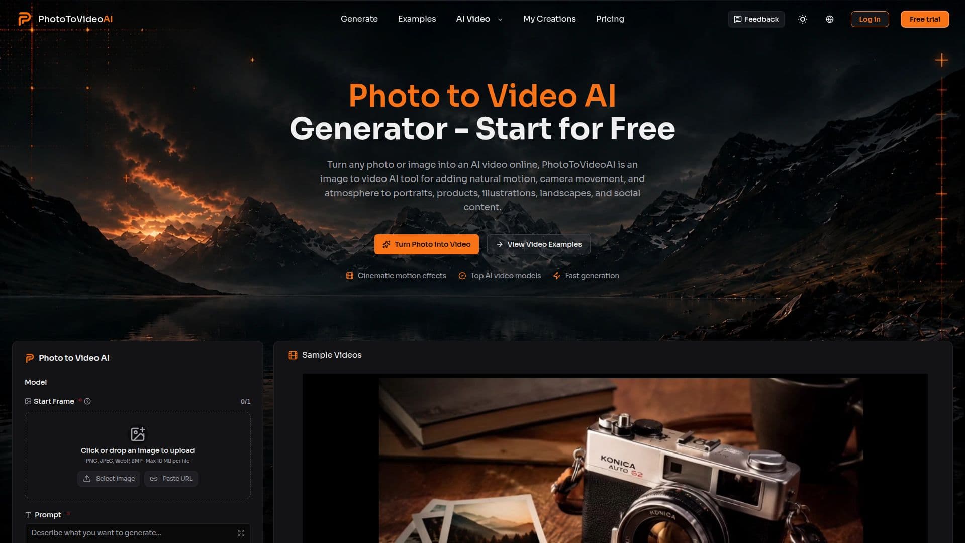 لقطة شاشة لـ Photo to Video AI — Convert Photos into Videos