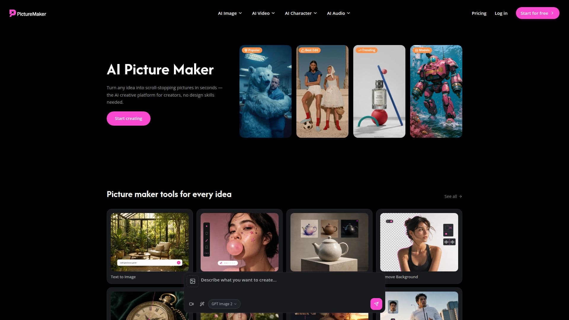 Captura de pantalla de PictureMaker