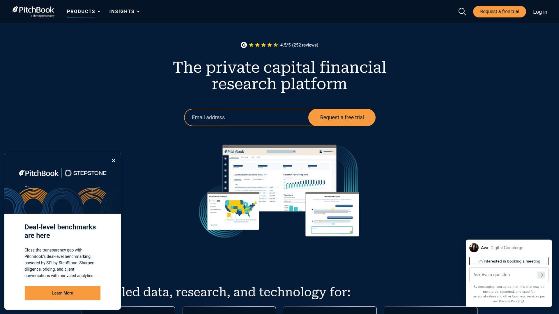 PitchBook Platform screenshot