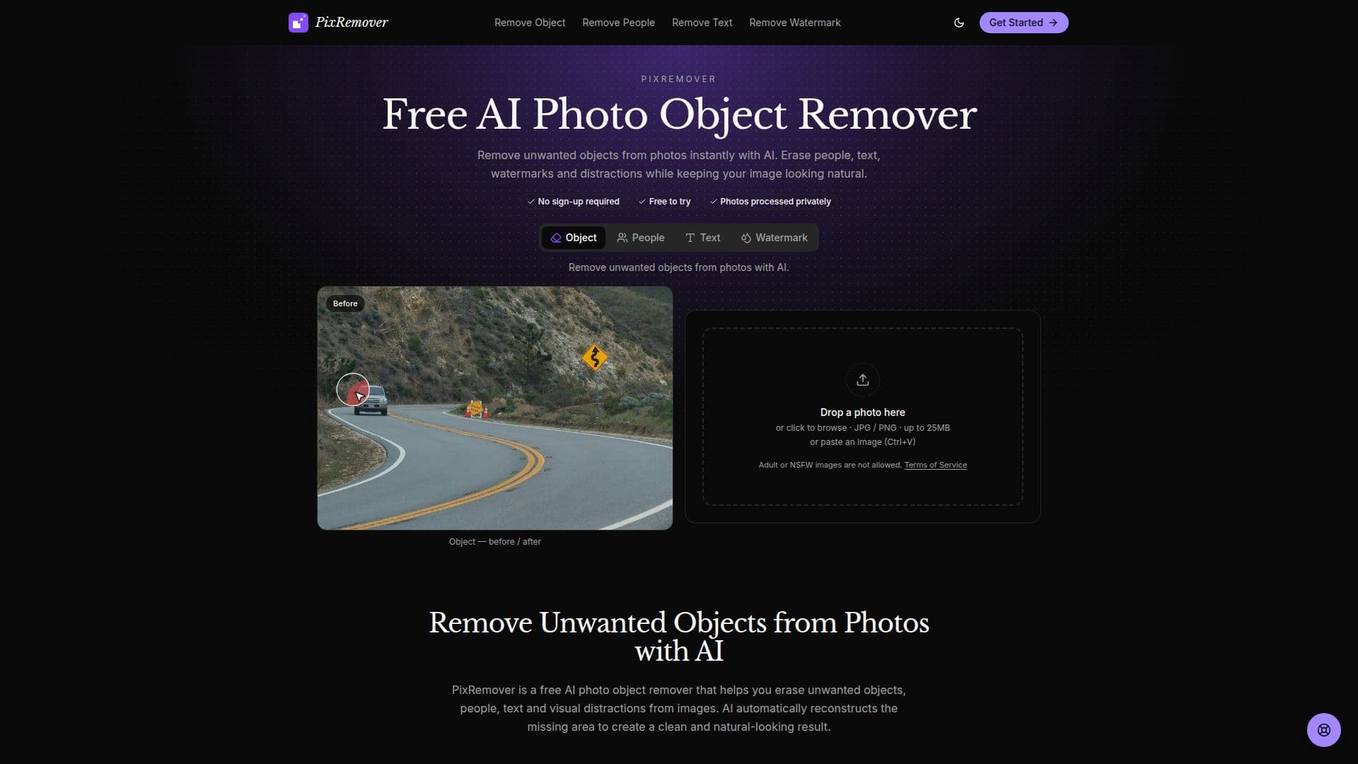 PixRemover screenshot
