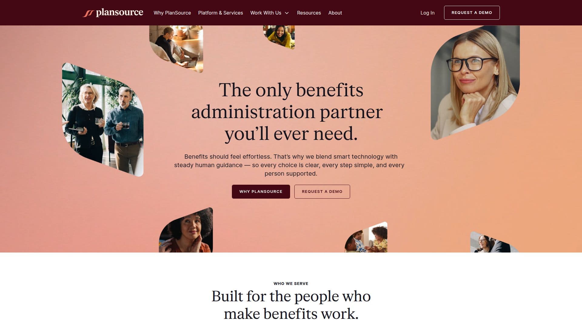 PlanSource Benefits Administration screenshot
