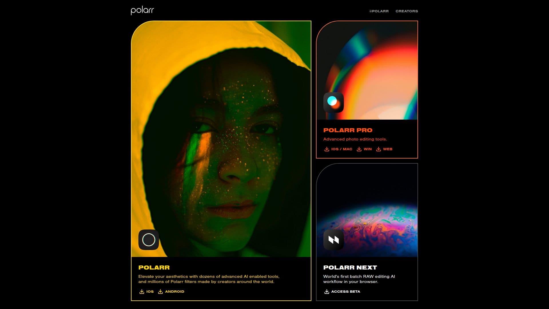 لقطة شاشة لـ Polarr