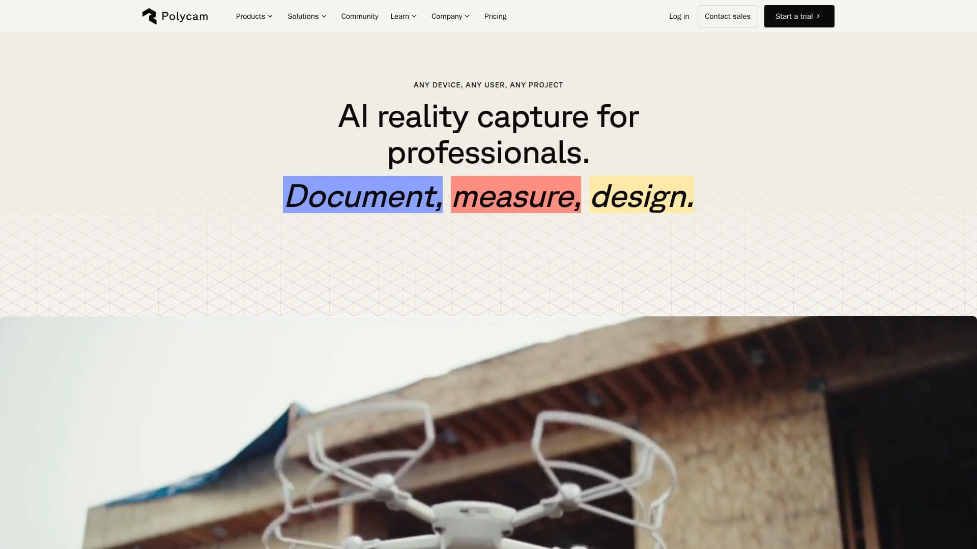 لقطة شاشة لـ Polycam