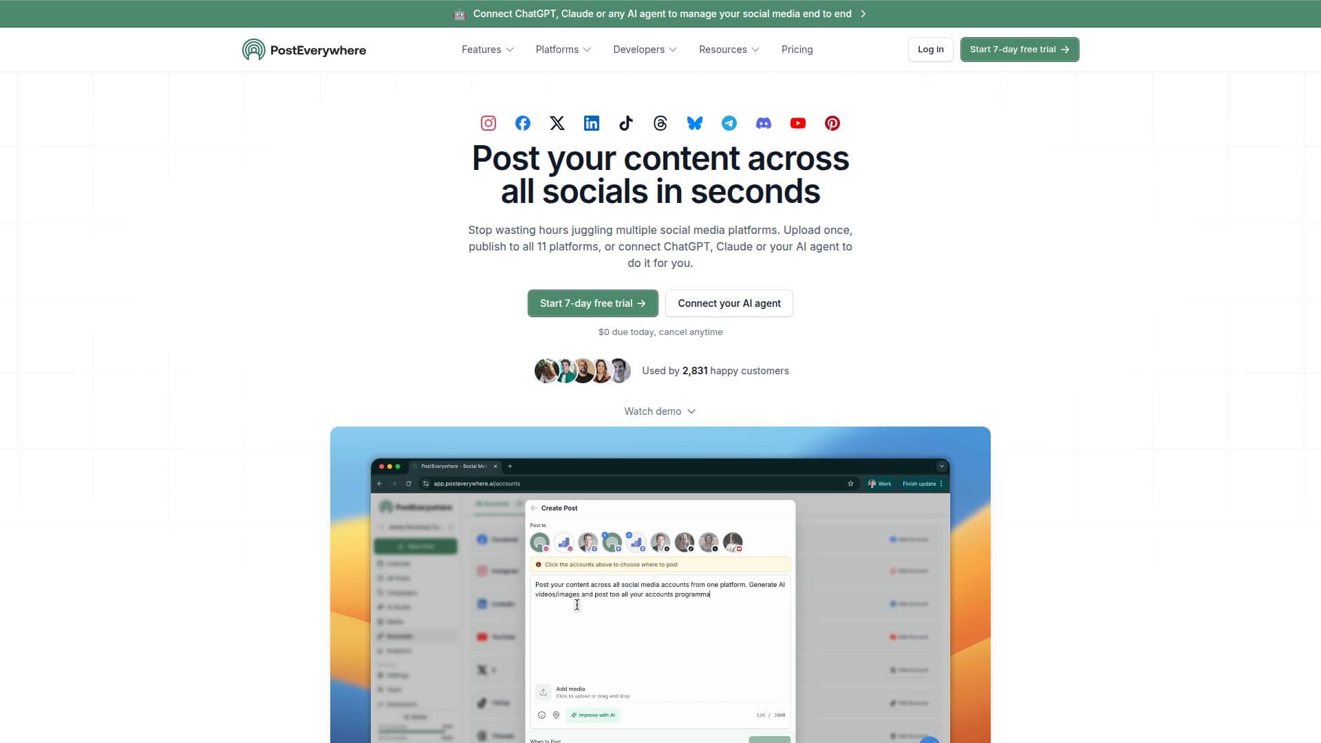 PostEverywhere screenshot