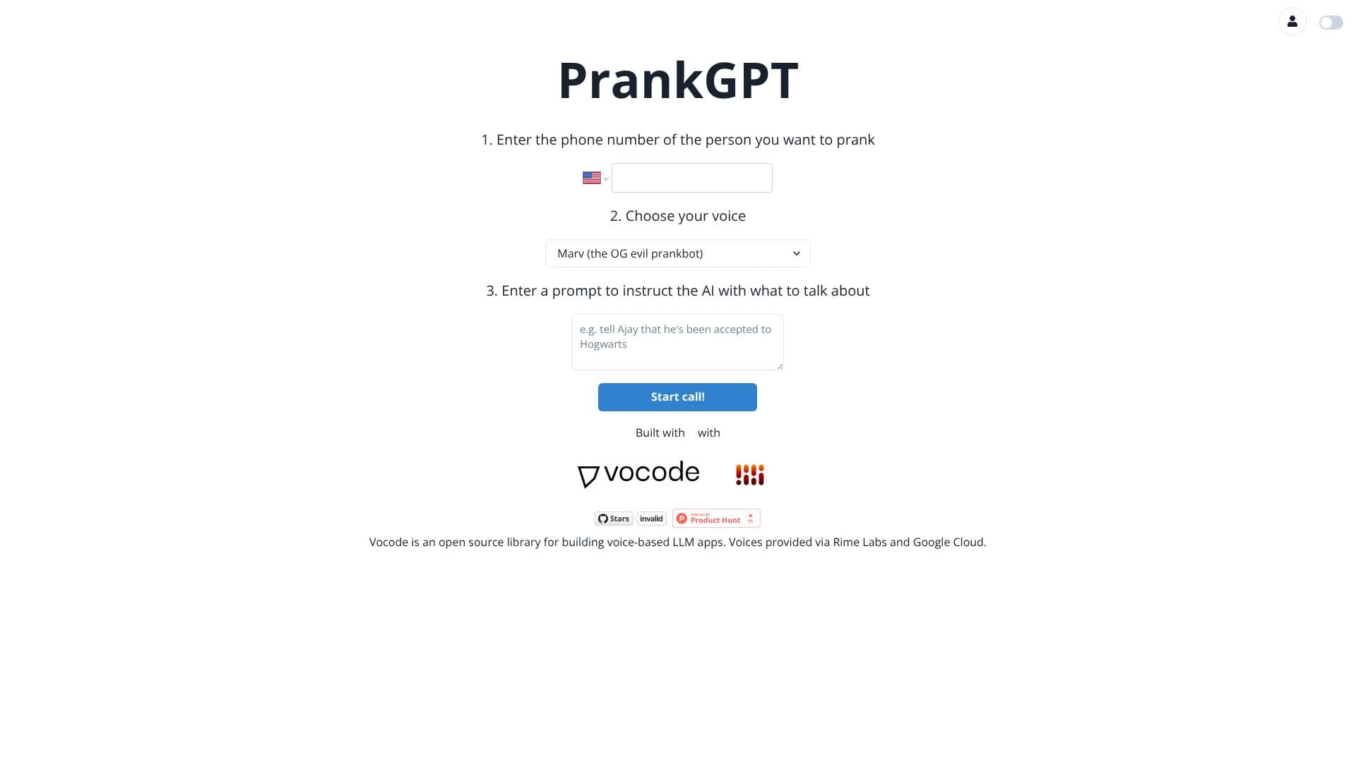 PrankGPT 截图