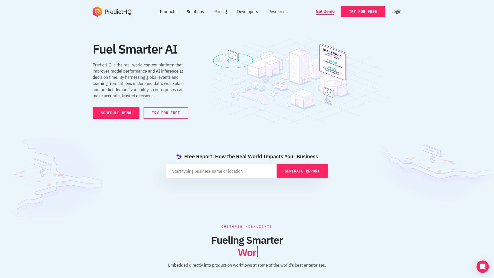 PredictHQ screenshot