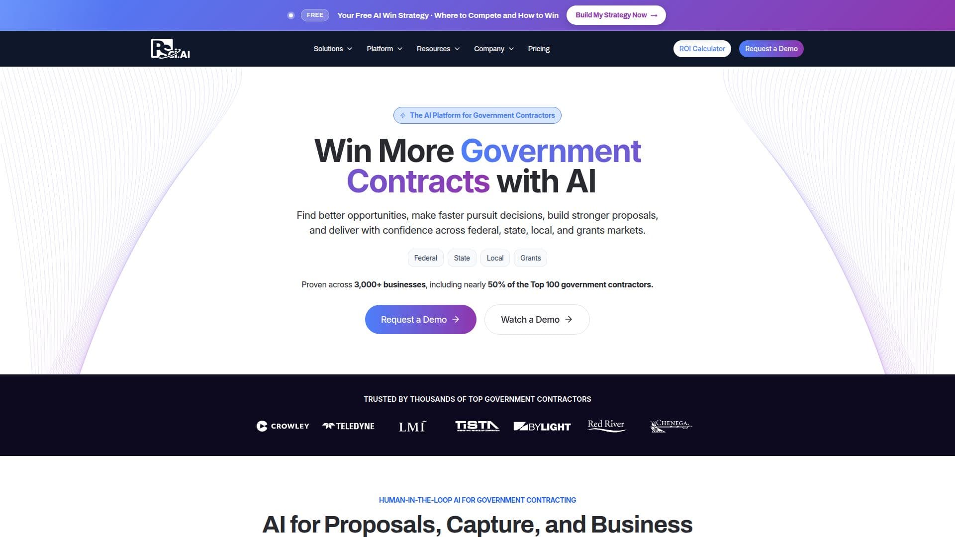 Procurement Sciences AI Platform screenshot