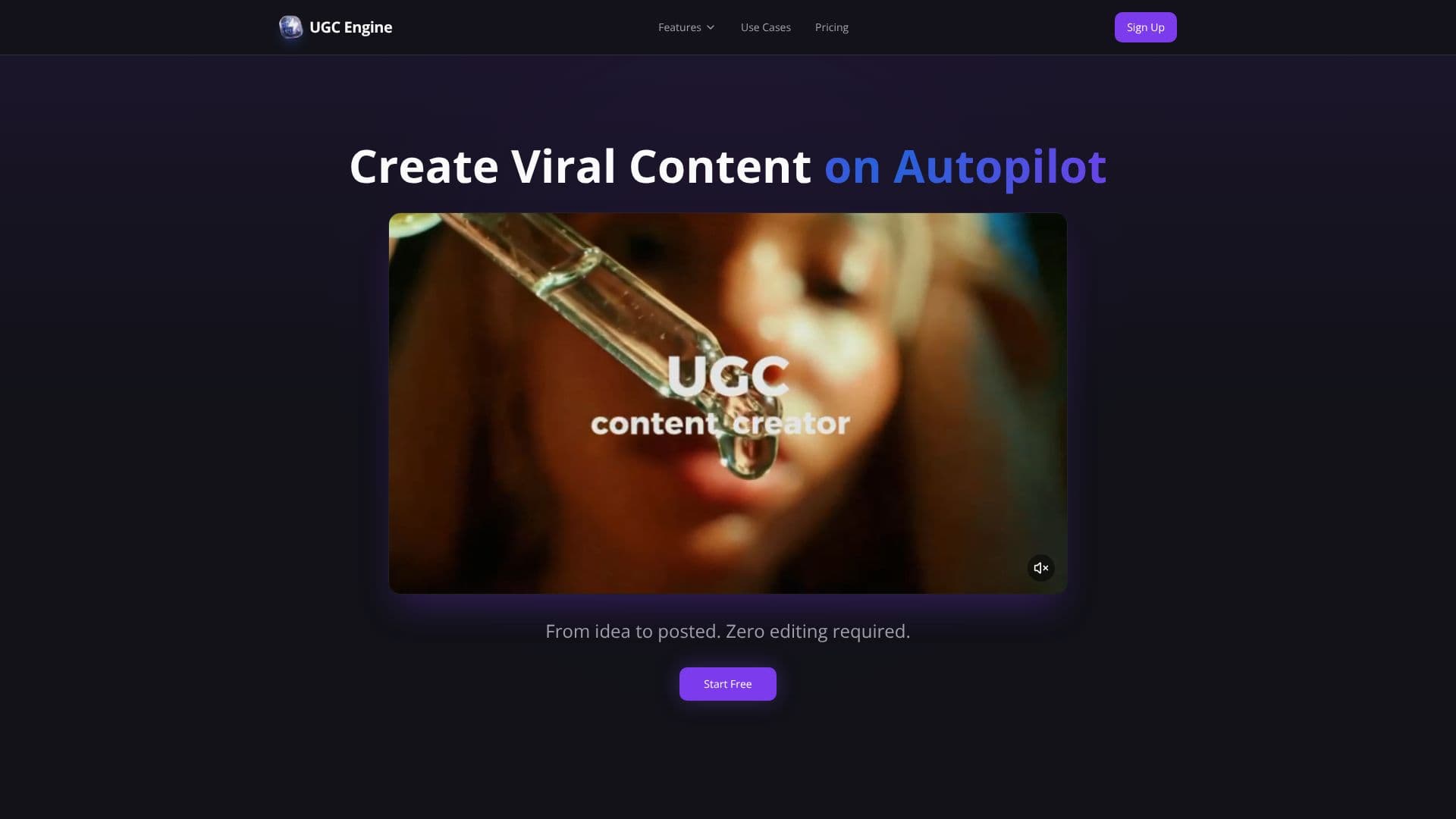 Скриншот UGC Engine