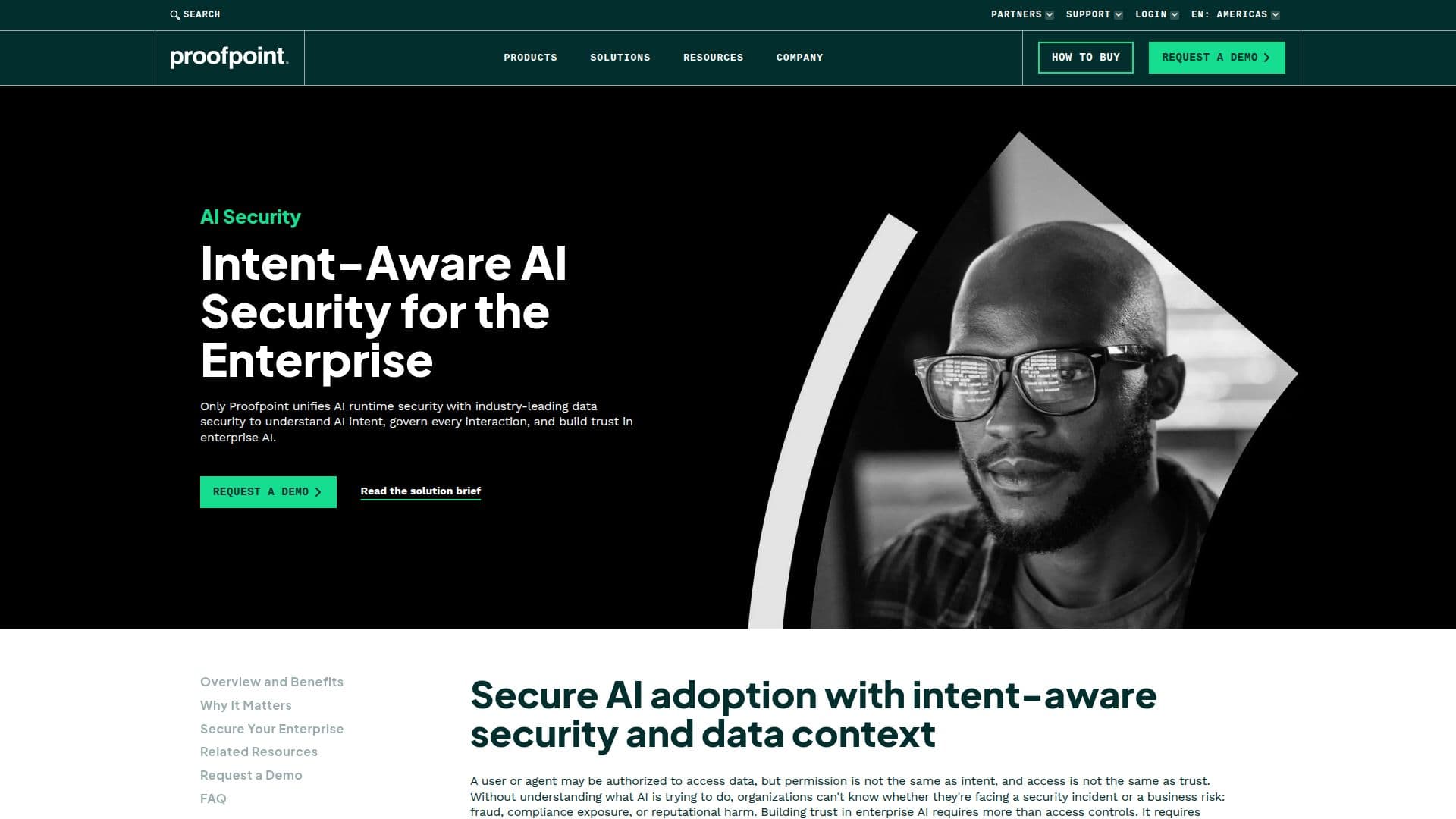 Proofpoint AI Security Platform screenshot