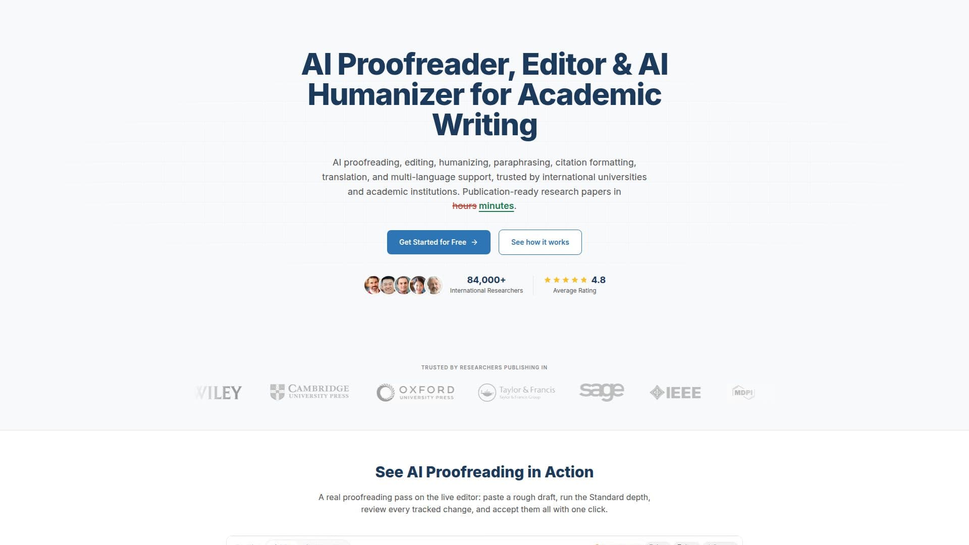 ProofreaderPro.ai screenshot
