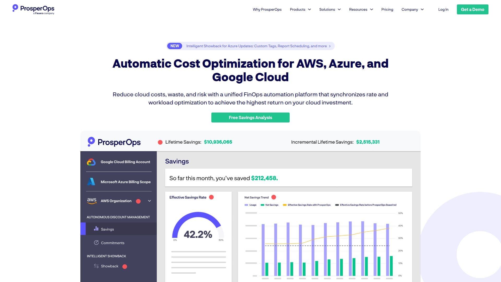 Optimisation des Coûts Cloud ProsperOps screenshot