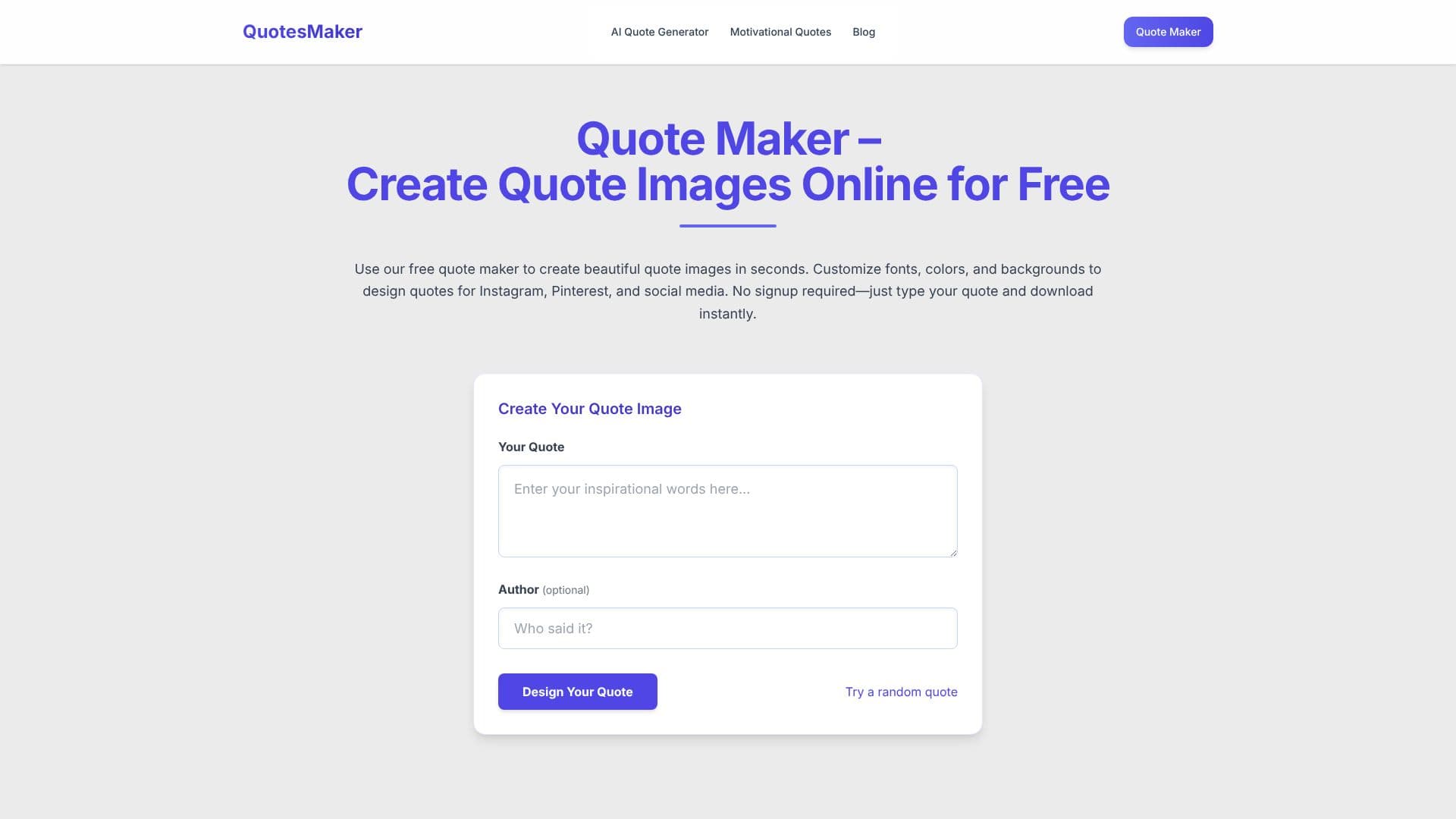 QuotesMaker screenshot