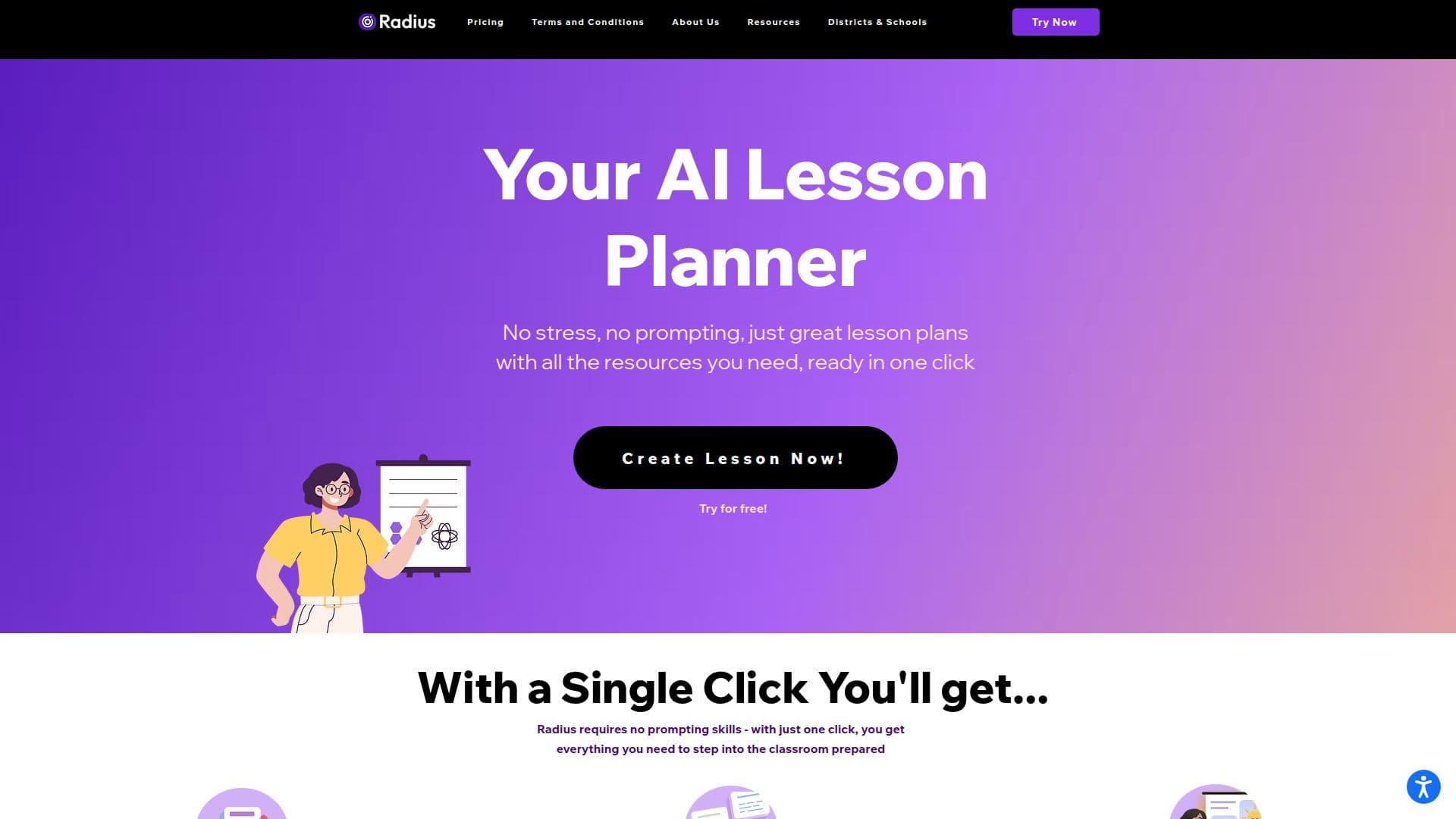 Планировщик уроков Radius AI screenshot