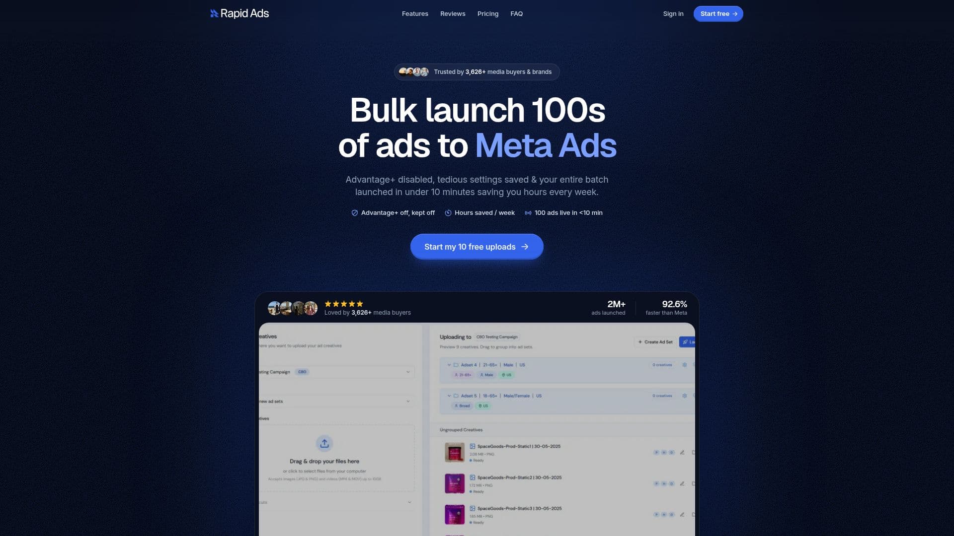 Rapid Ads screenshot